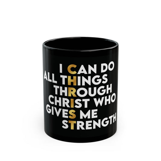 Philippians 4:13 Mug