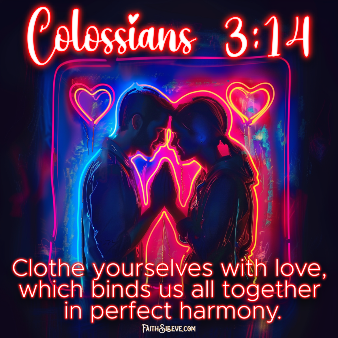 Colossians 3:14 Bible Verse - Clothe Yourselves with Love