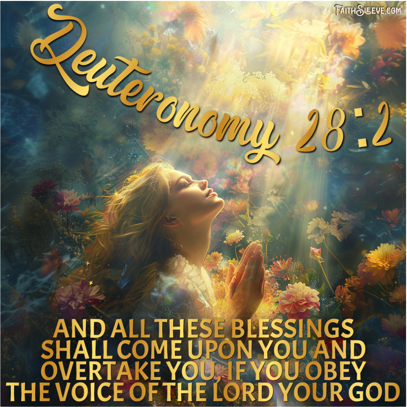 Deuteronomy 28:2 Bible Verse - Obey the Voice of the Lord