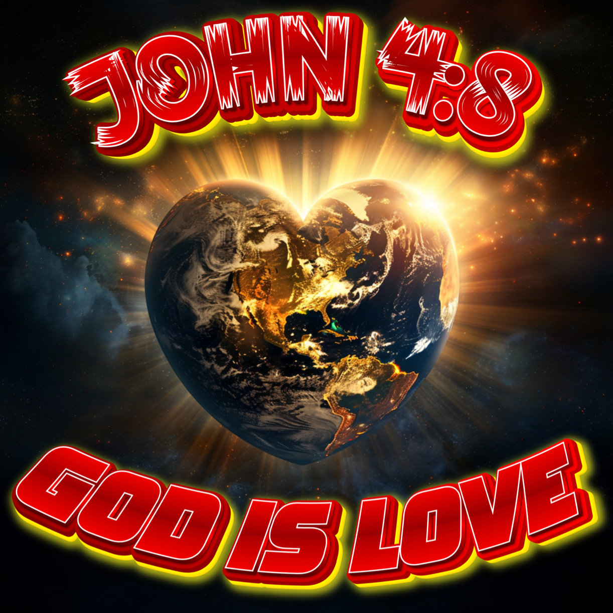 John 4:8 Bible Verse - God is Love