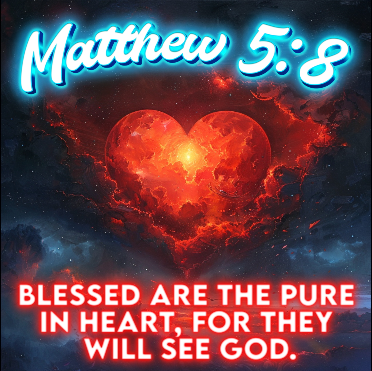Matthew 5:8 Bible Verse Shirt