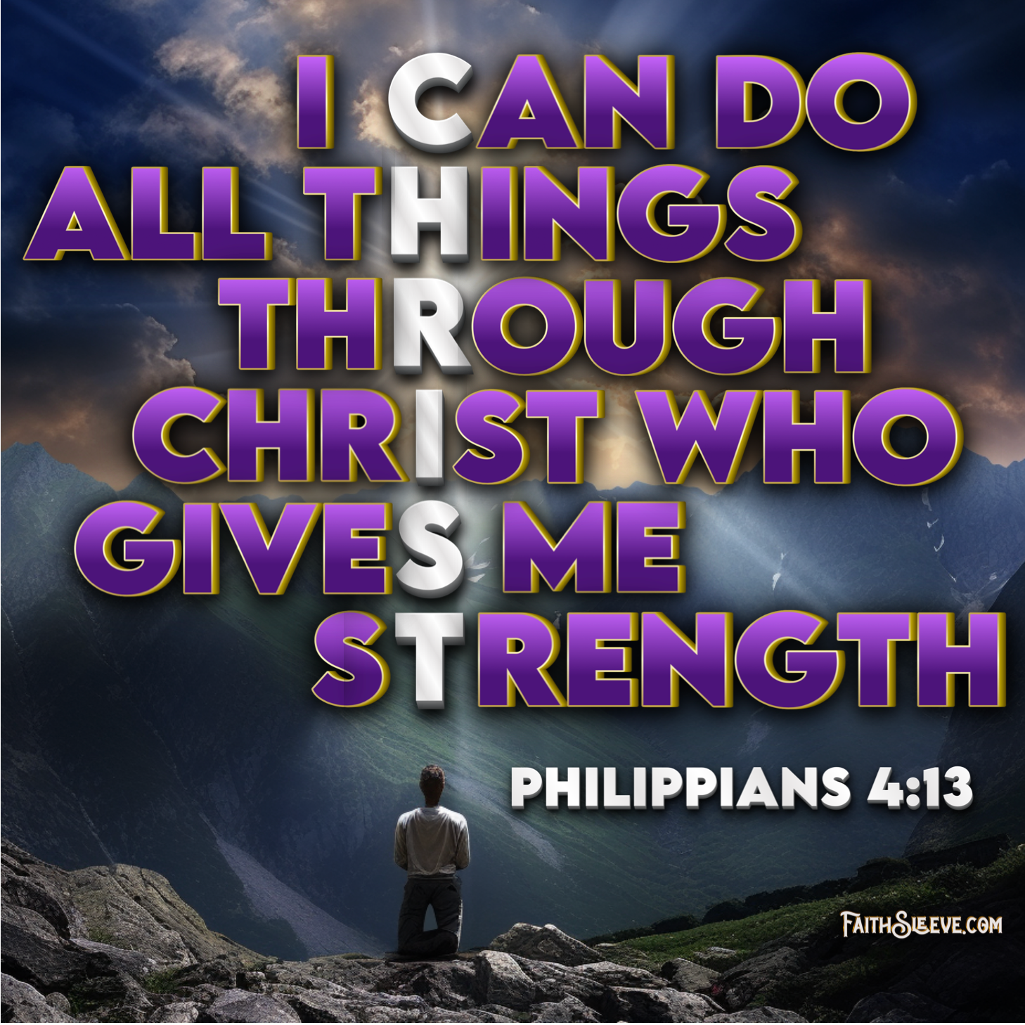 Philippians 4:13 Bible Verse Shirt