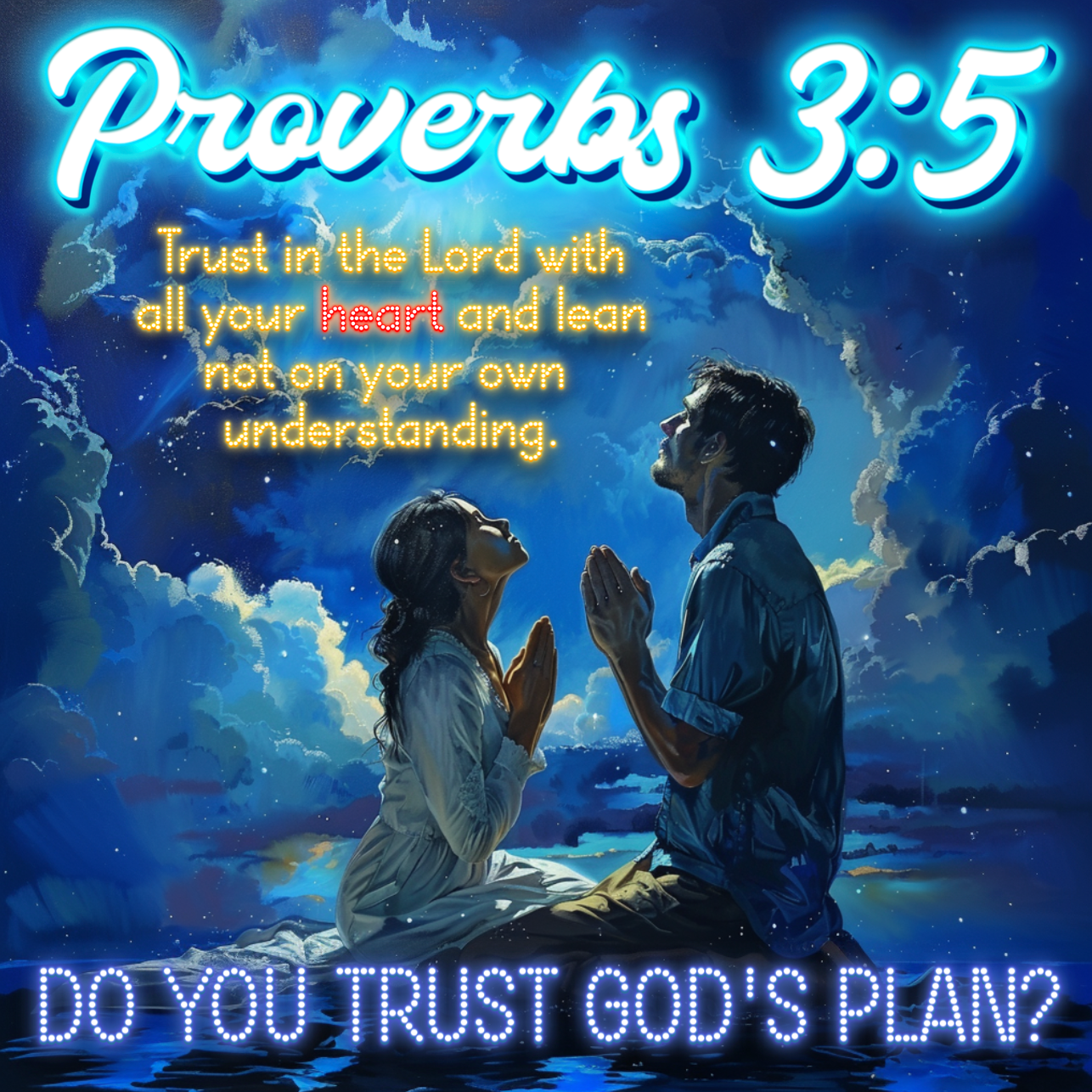 Proverbs 3:5 Bible Verse - Trust in the Lord with All your Heart