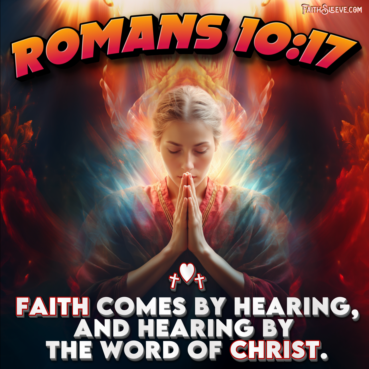 Romans 10:17 Bible Verse - Faith Comes By Hearing